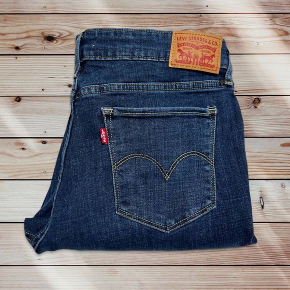 Levi's 711 Skinny Jeans Blue Waist 32 - Picture 1 of 10